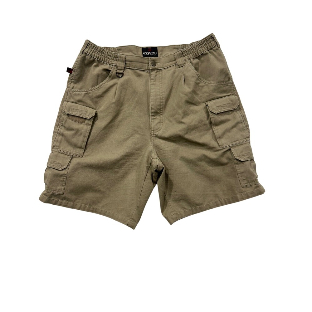 Woolrich Elite Series Cargo Shorts Outdoor Hiking Khaki Size 38 (482)